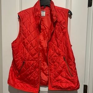 Coral old navy puffer vest